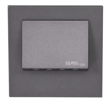 Zamel Orientační LED svítidlo na omítku NAVI, 14V, IP66 Teplota světla: 4000K - denní bílá, Barva materiálu: Grafit