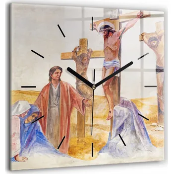 Hodiny Nástěnné hodiny SacroArte, vícebarevné, 60 cm