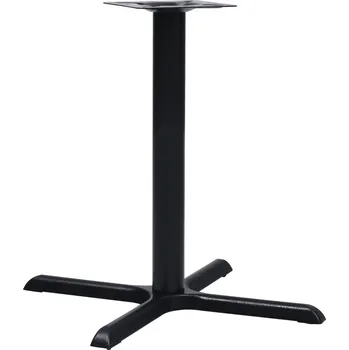 vidaXL Noha k jídelnímu stolu černá 76x76x72 cm litina
