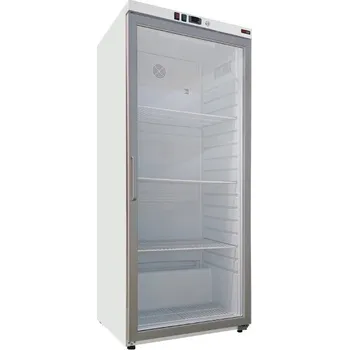 Lednice Redfox Chladnička - skříň 350 l, DRR 400/G, REDFOX prosklená dvířka, bílá