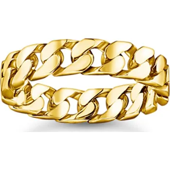 Šperk Thomas Sabo TR2496-413-39-56 prstýnek - chain links gold plated