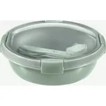 CURVER Kulatá dóza SMART TO GO ECO 1l s příborem zelená