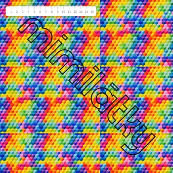 Potahová látka 3D kostičky by MIMI