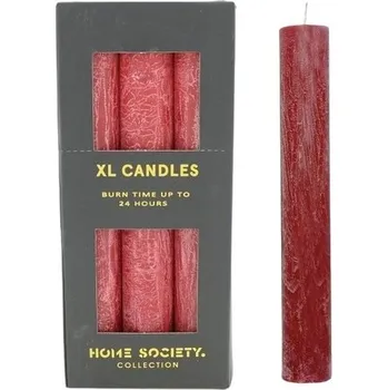 Svíčka Stolní svíčky červené XL
