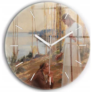 Hodiny Nástěnné hodiny SacroArte béžové 60 cm