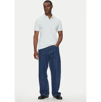 Pánské tričko Calvin Klein Jeans Polokošile LV040EM269 Světle modrá Regular Fit XXL