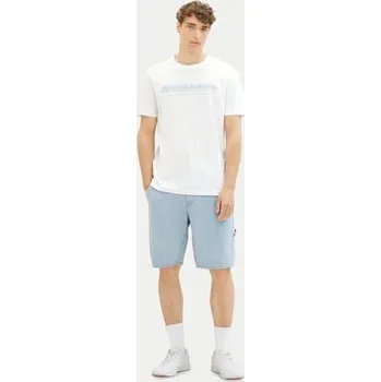 Tom Tailor Denim T-Shirt 1037653 Bílá Basic Fit XXL
