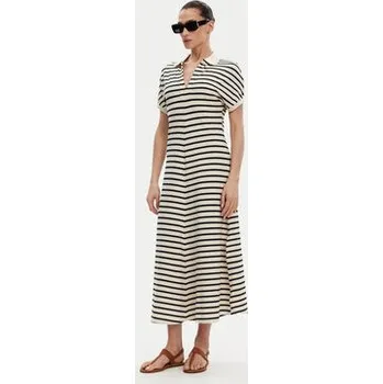 Dámské šaty Tommy Hilfiger Každodenní šaty WW0WW44514 Béžová Regular Fit XXS