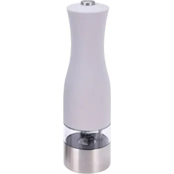 Kuchyňský mlýnek EH Excellent Houseware Elektrický mlýnek na pepř, světle šedý, O 6 cm
