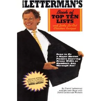 Cizojazyčná kniha David Letterman's New Book of Top Ten Lists: and Wedding Dress Patterns for the Husky Bride – David Letterman (EN)