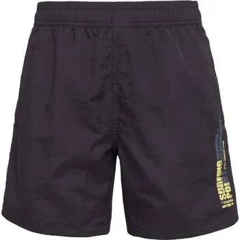 Chlapecké plavky Chlapecké koupací šortky AQUOS HUDSON 152/158 Černá, Žlutá