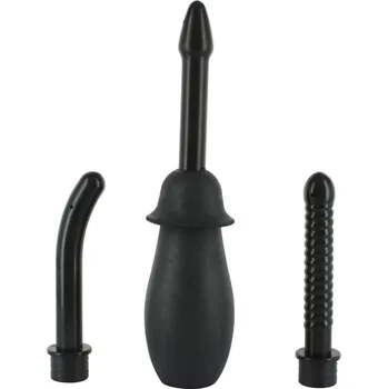 Seven Creations Anal Douche Kit Black Anální sprcha