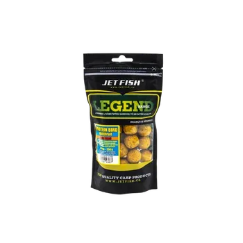 Boilies JetFish Jet Fish Legend Range Extra tvrdé boilie PROTEIN BIRD MULTIFRUIT 24mm 250g