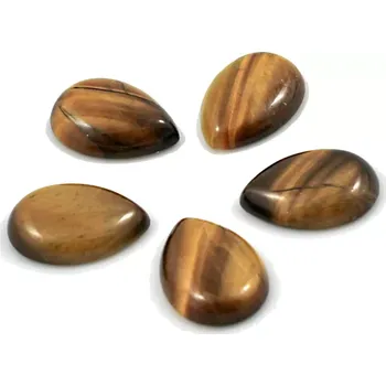 Drahý kámen Tygří oko kabošon 25x18mm – 1 ks