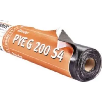 Hydroizolace Pás asfaltový Bauder PYE G 200 S4 5 m²/role – tloušťka 4 mm