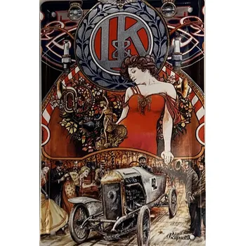 Plechová cedule Plechová cedulka Laurin Klement