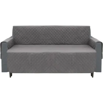 Přehoz na lůžko Potah na sedačku PARIS šedý, 110 cm