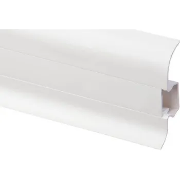 Vánoční ozdoba Podlahová lišta Premium Cezar 89 bílá 250 cm