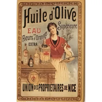 Dekorativní magnet Magnet na ledničku Huile d 'Olive