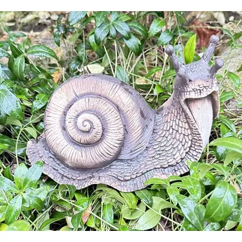 Zahradní dekorace Keramický šnek natural