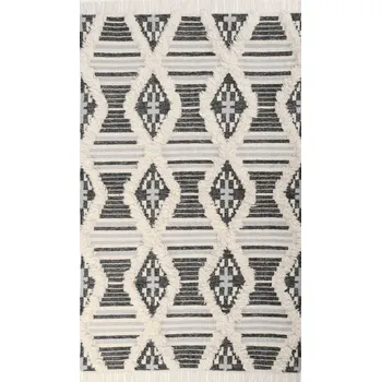 Koberec Koberec TOM TAILOR VINTAGE COZY KELIM BLACK / WHITE 3D