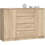 Komoda K140 2D 4SZ CLP dub sonoma