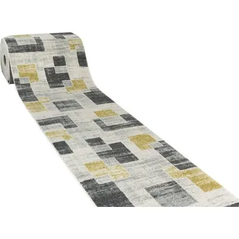 Koberec Běhoun Emily 2329A - žlutý / krém