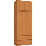 Skříň s nástavcem S 90 cm 2D 2SZ CLP olcha