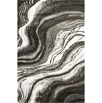 Koberec Koberec Amelia B194B mramor, šedý / černý