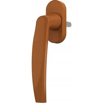 Okenní klika OKENNÍ KLIKA PRO PVC OKNA KOVOVÁ ZLATÝ DUB