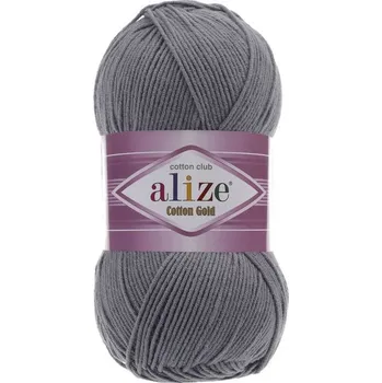 Příze Příze Cotton Gold, 087, tmavě šedá