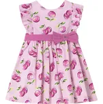 MAYORAL dívčí letní šaty potisk jablíčka růžová vel. 92 cm