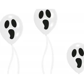 Balónek Bílý duchový balónek Amscan