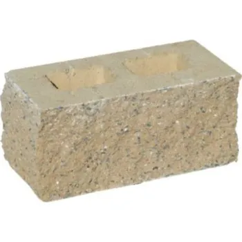 plotová tvarovka Tvarovka plotová PRESBETON Face Block HX 2/19 4B okrová – 400 x 195 x 190 mm