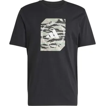 Pánské tričko Pánské triko adidas CAMO TEE M Černá, Mix