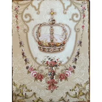 Plechová cedule Plechová retro cedule Koruna