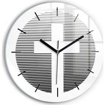 Hodiny Nástěnné hodiny SacroArte černé 30 cm