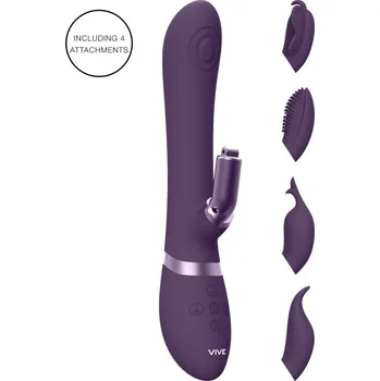 Vibrátor VIVE Etsu Pulse Wave G-Spot Rabbit Purple vibrátor
