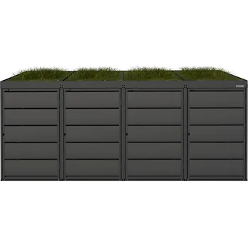 Odpadkový koš Kryt na popelnici KUBA 240-4 AGRO