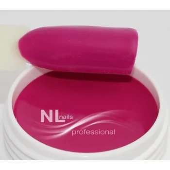 NL nails professional UV, LED barevný gel DEEP PINK 5ml