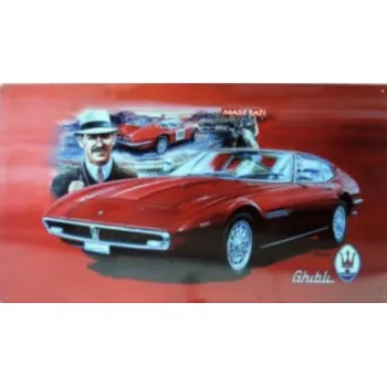 Plechová cedule Plechová cedule Maserati