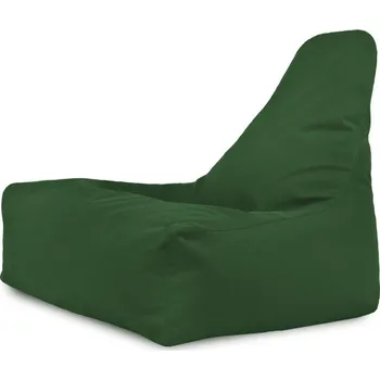 Sedací pytel Křeslo Bali plyš tmavozelené