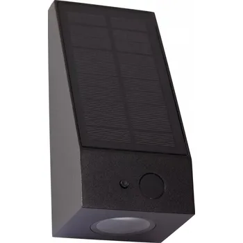 Venkovní osvětlení Lucide IRWIN - Nástěnné svítidlo vnitřní/venkovní - LED stmívatelné - 1x2W - IP54 - Senzor Den/Noc - Černá