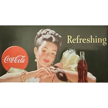 Dekorativní magnet Magnet na ledničku Coca-Cola Refreshing