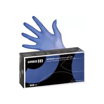 Vyšetřovací rukavice ORBI-Touch rukavice nitrilové, fialové, velikost S 200 ks