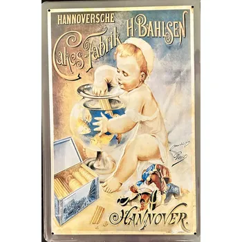 Plechová cedule Plechová cedule Balhsen Cakes sušenky