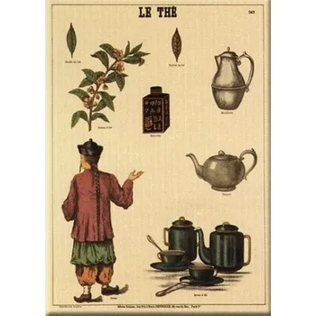 Plechová cedule Plechová cedule Le Thé Čaj