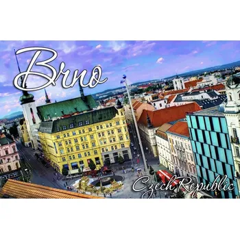 Magnet na lednici Brno náměstí Svobody