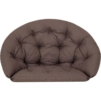 Polštář Polštář na houpačku LUNA ekolen, hnědý