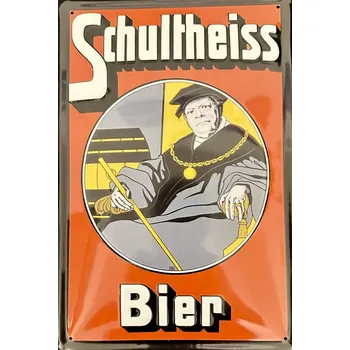 Plechová cedule Plechová cedule Schultheiss Bier pivo